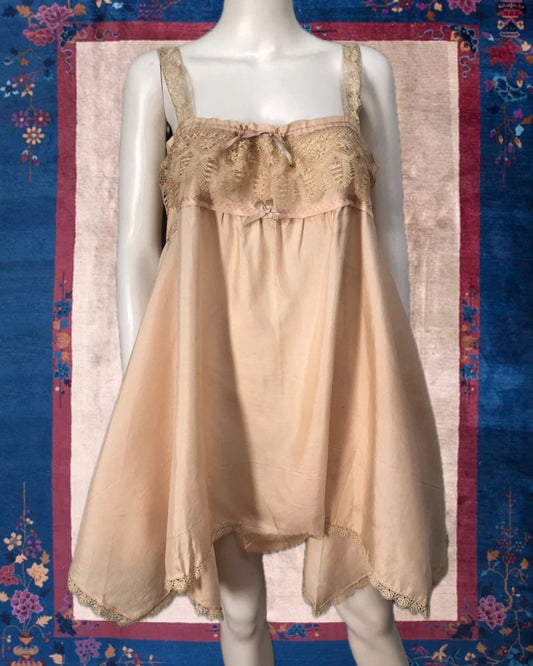Edwardian Pink Silk Lingerie