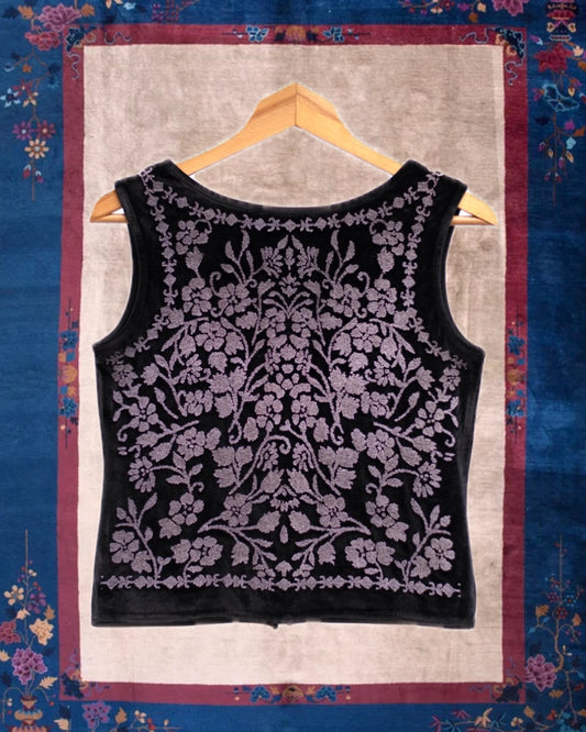 1990's Purple Velvet Tank Top