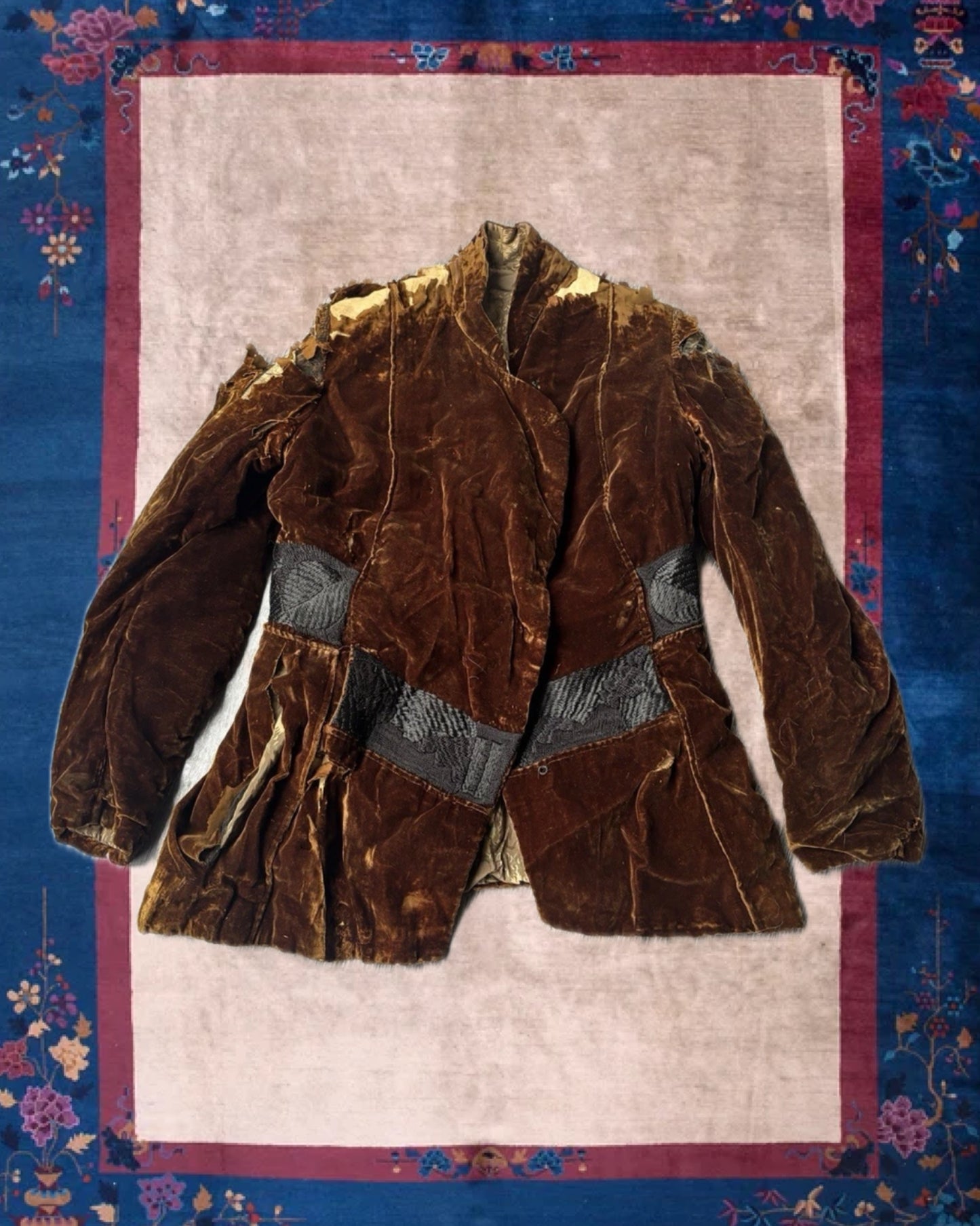 Victorian Brown Velvet Coat