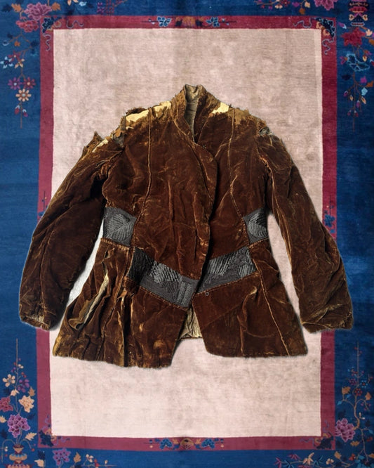 Victorian Brown Velvet Coat
